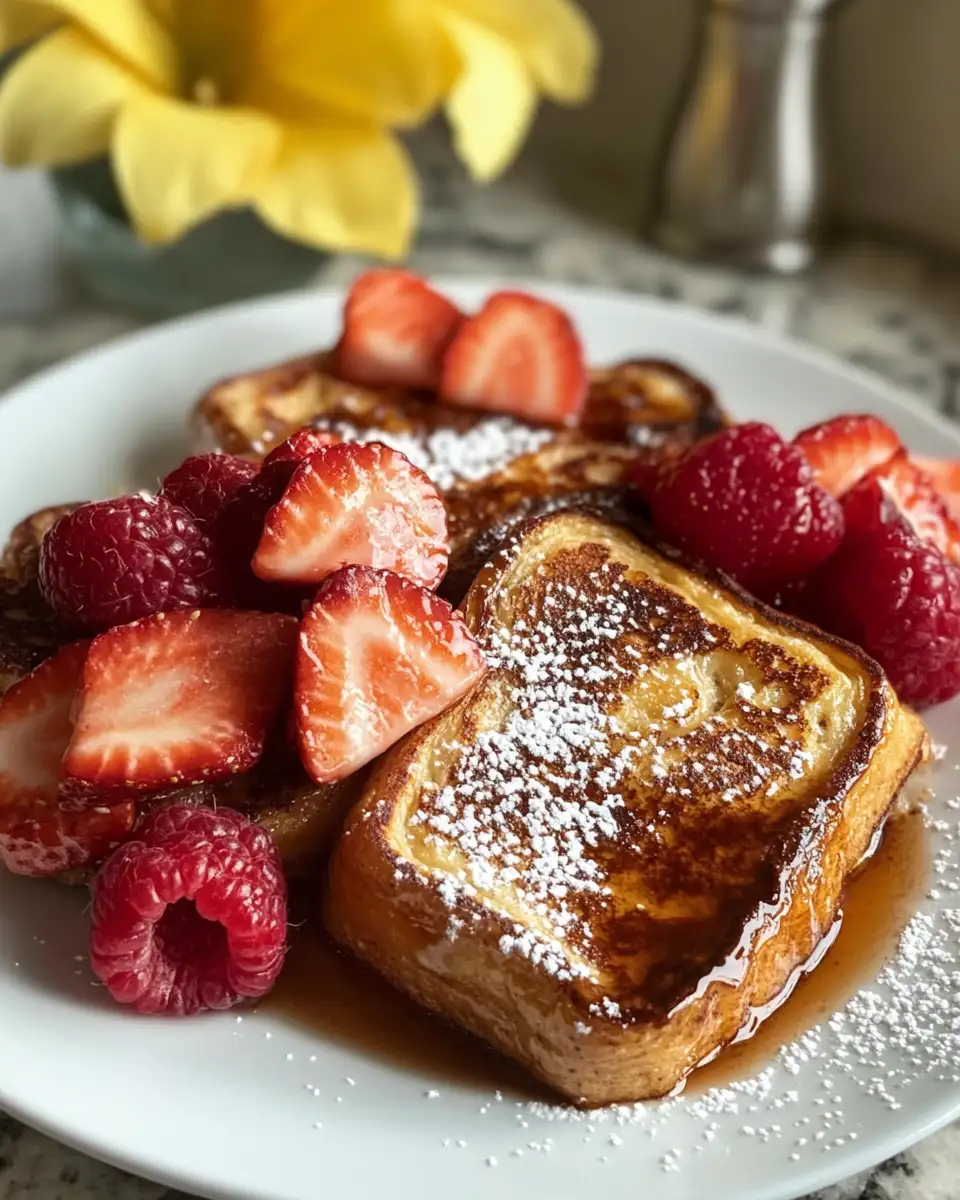 Dreamy Hawaiian Roll French Toast Delight 6 Final dish - Dreamy Hawaiian Roll French Toast Delight