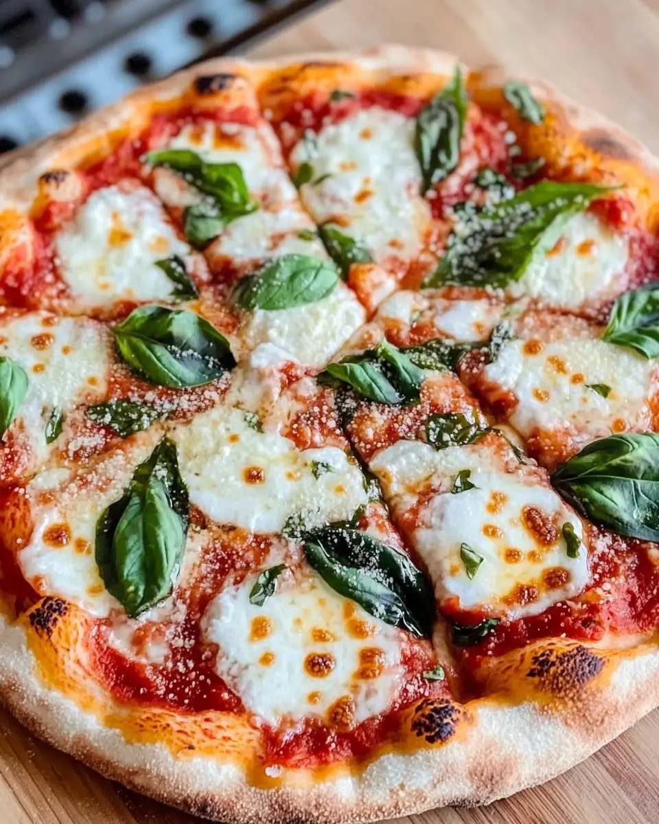 Perfectly Crispy Homemade Margherita Pizza Delight - Featured Image