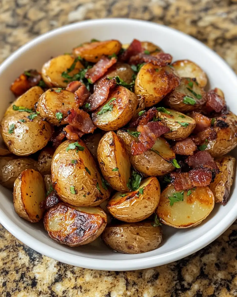 Sweet & Savory Perfection: Honey Bacon Roasted Potatoes Unveiled 6 Final dish - Sweet & Savory Perfection: Honey Bacon Roasted Potatoes Unveiled
