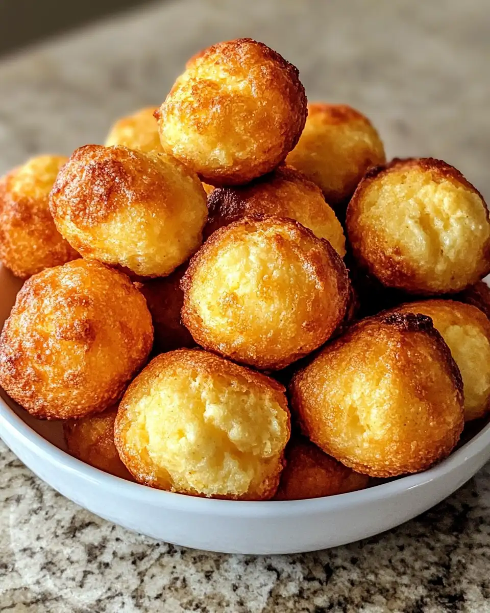 Final dish - Irresistible Honey Butter Cornbread Poppers: A Sweet and Savory Delight
