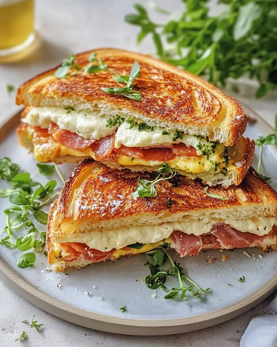 Italian Croque Monsieur: A Mediterranean Twist on a French Classic - Featured Image