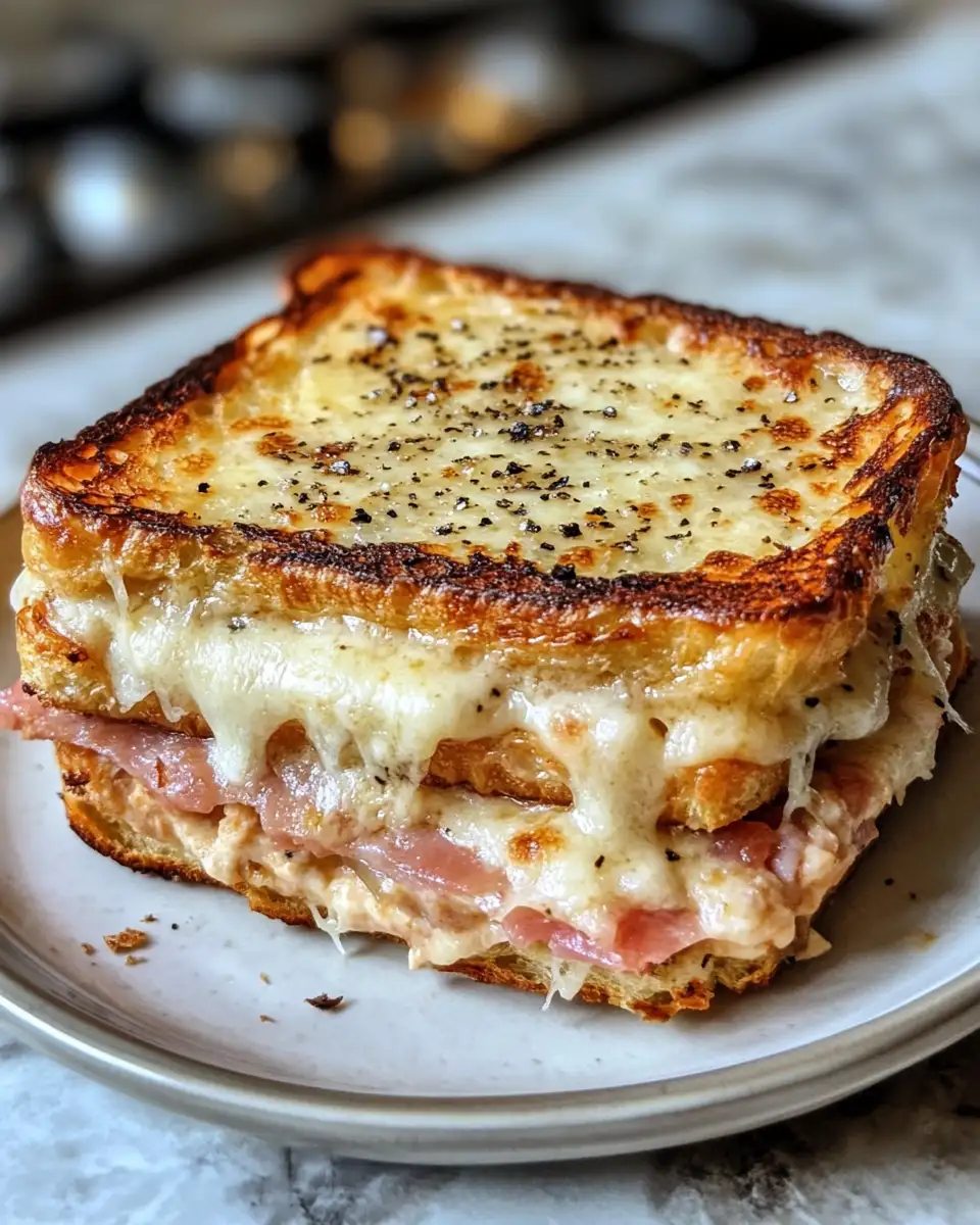 Italian Croque Monsieur: A Mediterranean Twist on a French Classic 6 Final dish - Italian Croque Monsieur: A Mediterranean Twist on a French Classic