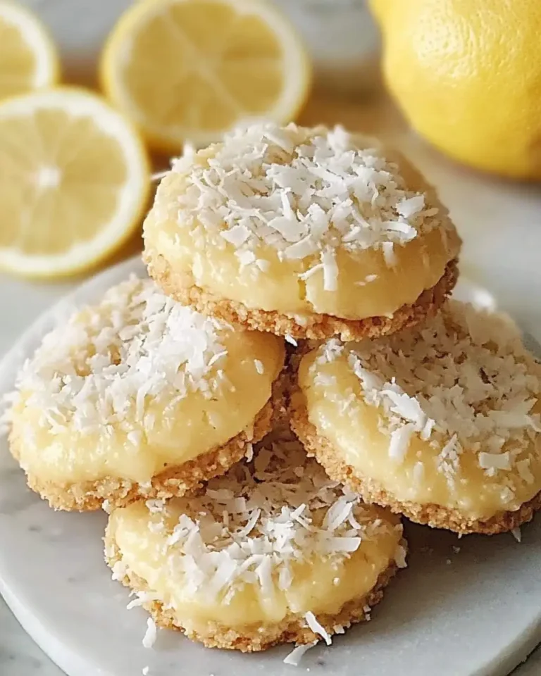 Indulge in Zesty Bliss with Lemon Coconut Heaven Cookies - Featured Image