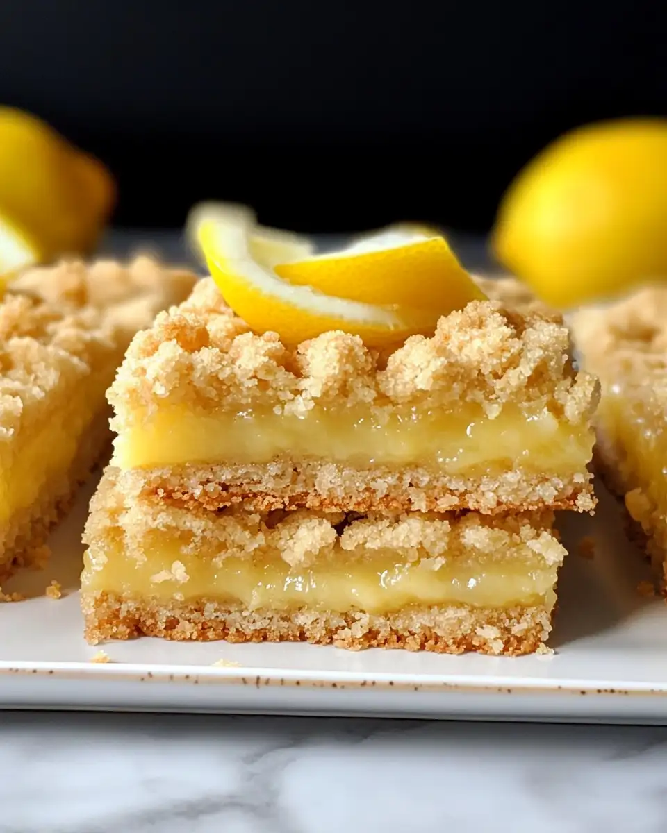 Zesty Delight: Irresistible Lemon Crumb Squares That Brighten Your Day - Featured Image