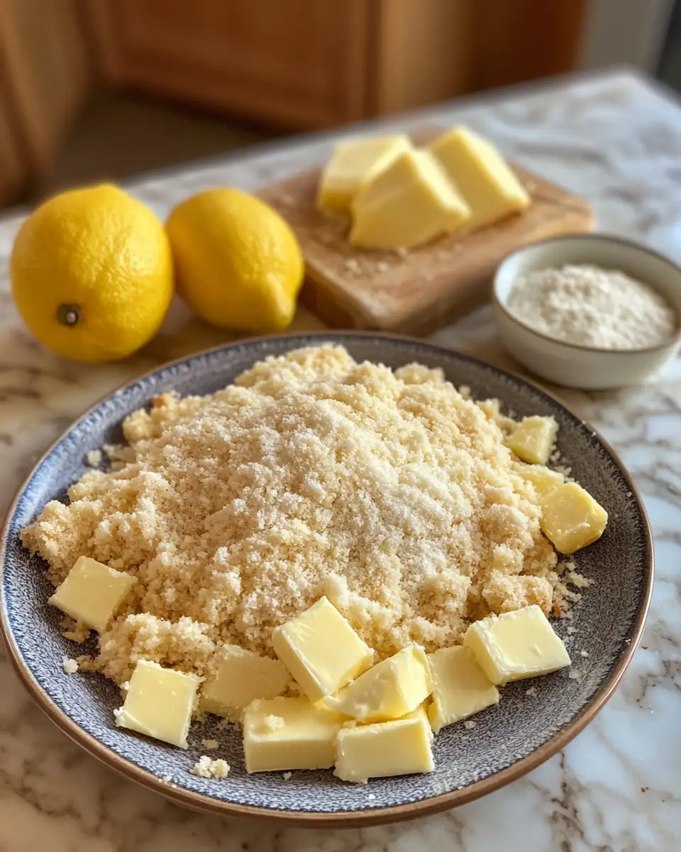 Zesty Delight: Irresistible Lemon Crumb Squares That Brighten Your Day 4 Ingredients for Zesty Delight: Irresistible Lemon Crumb Squares That Brighten Your Day