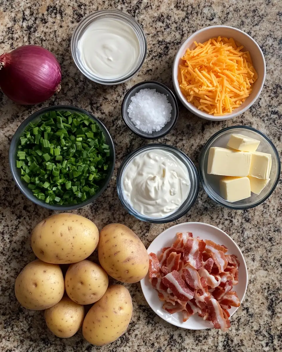 Ultimate Comfort: Loaded Baked Potato Soup with Bacon Bliss 4 Ingredients for Ultimate Comfort: Loaded Baked Potato Soup with Bacon Bliss