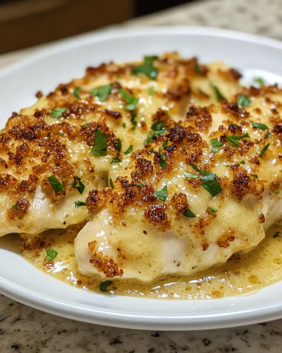 Final dish - Unleash Flavor with Longhorn Parmesan Chicken Delight