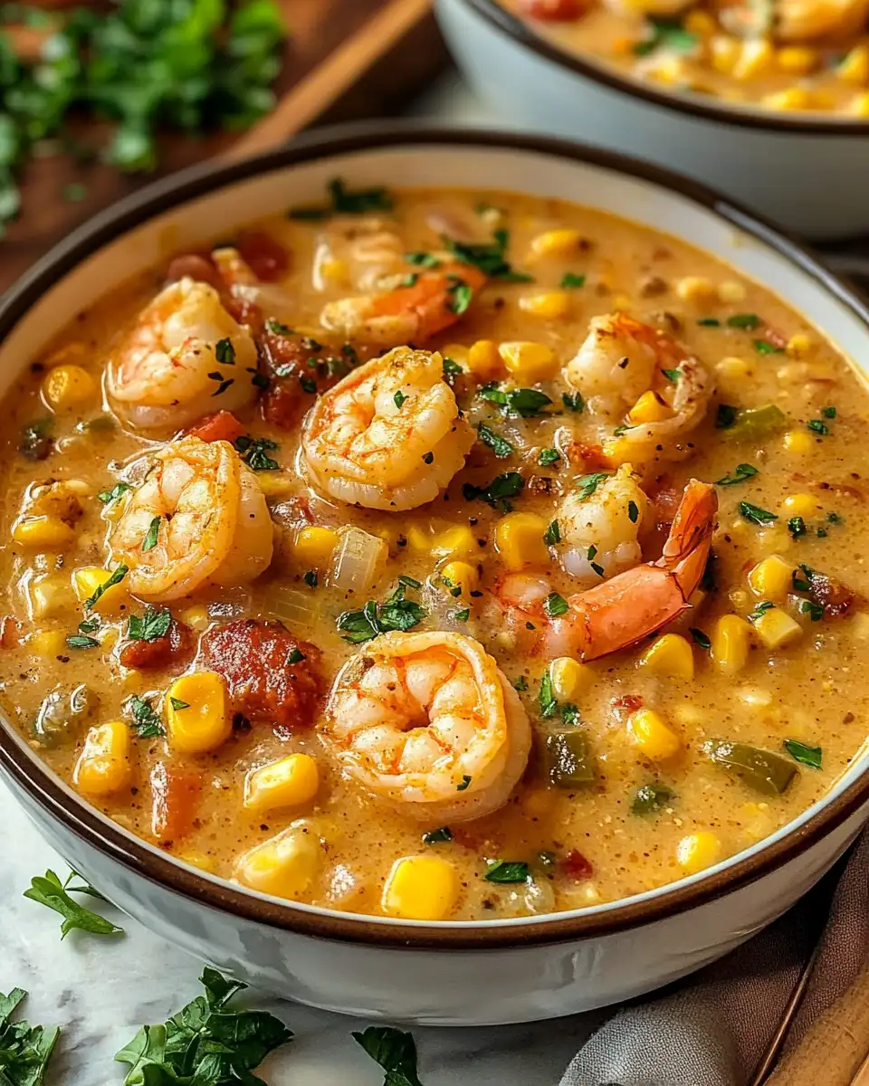 Savor the South: Louisiana Shrimp and Corn Soup Delight - Featured Image
