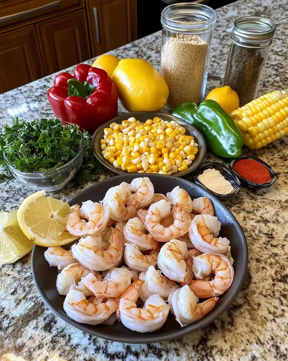 Ingredients for Savor the South: Louisiana Shrimp and Corn Soup Delight