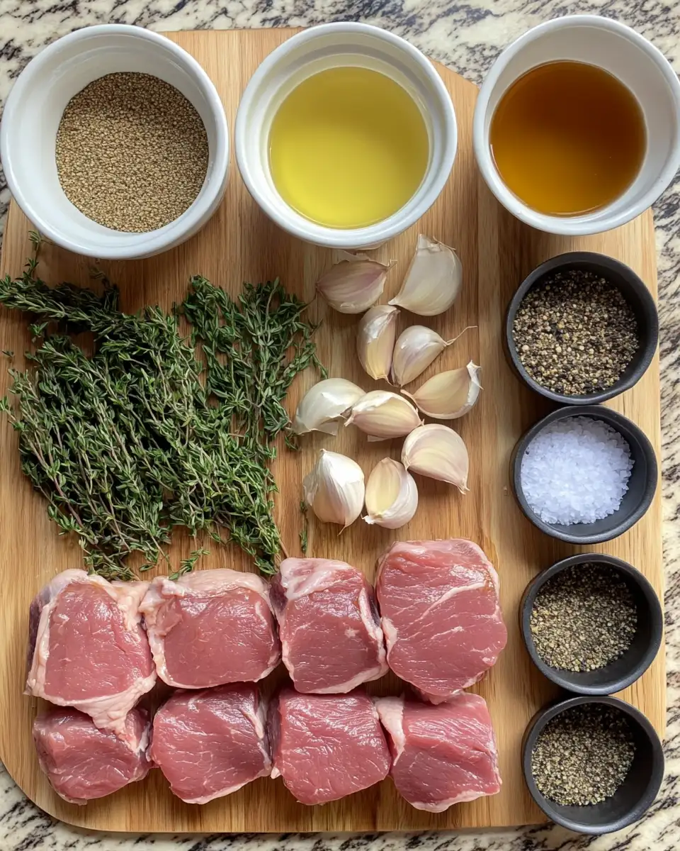 Ingredients for Savor the Flavor: Maple Mustard Pork Tenderloin Delight