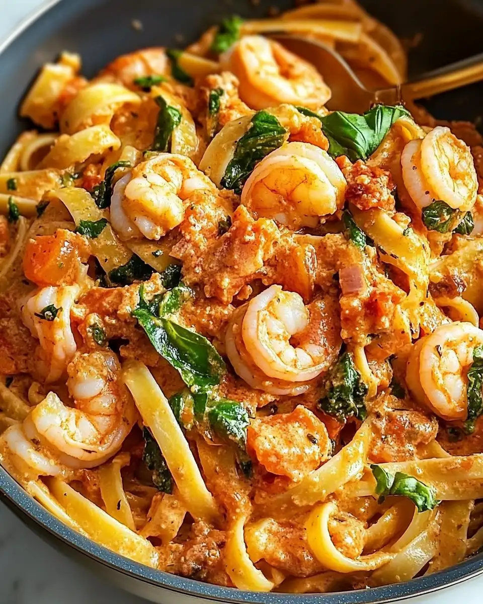 Fall in Love with Marry-Me Shrimp Linguine in Creamy Tomato Sauce - Featured Image