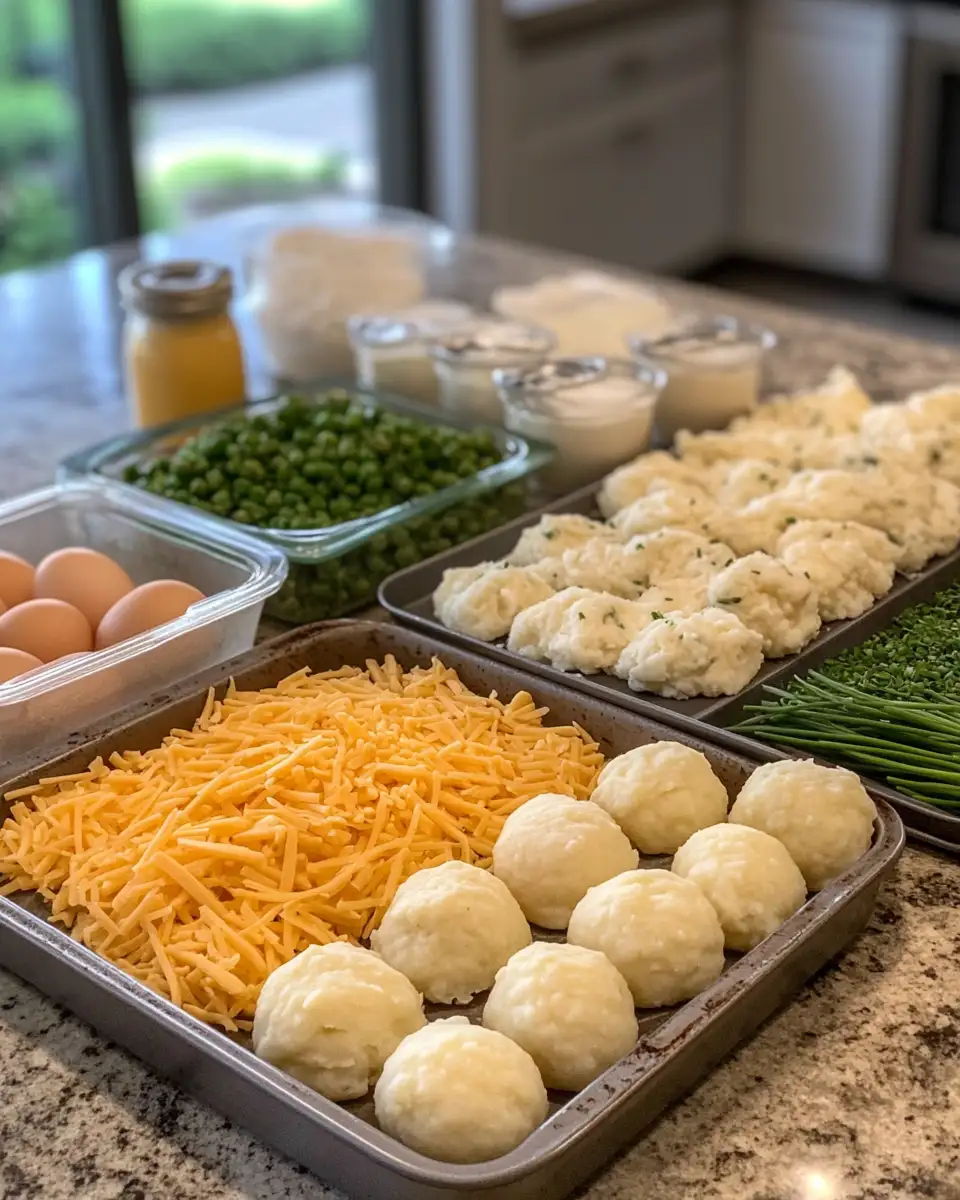 Ingredients for Irresistibly Cheesy Mashed Potato Puffs That Steal the Show