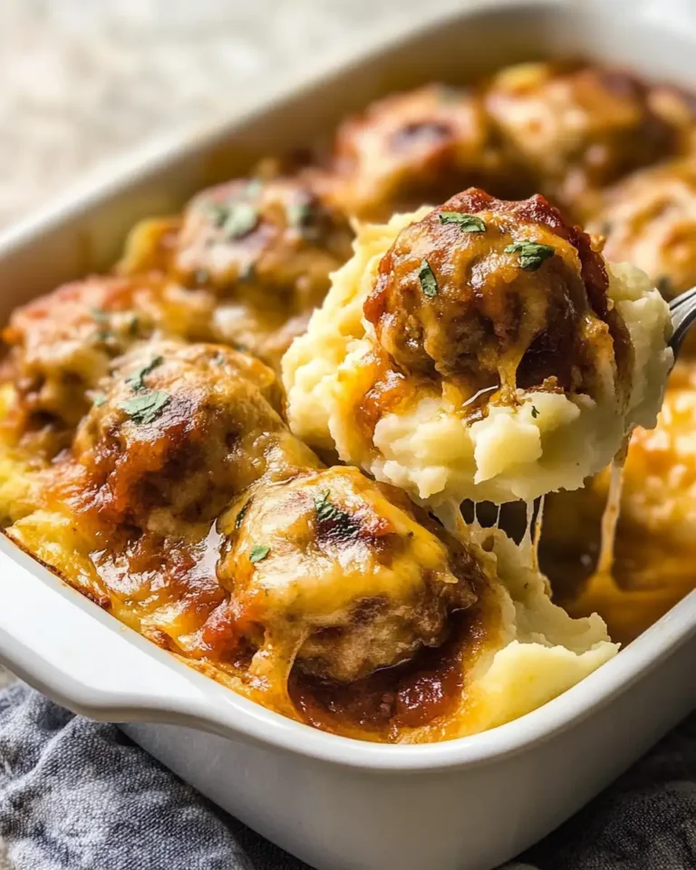 Meatball & Mashed Potato Bake: Comfort Food Heaven in Every Bite - Featured Image