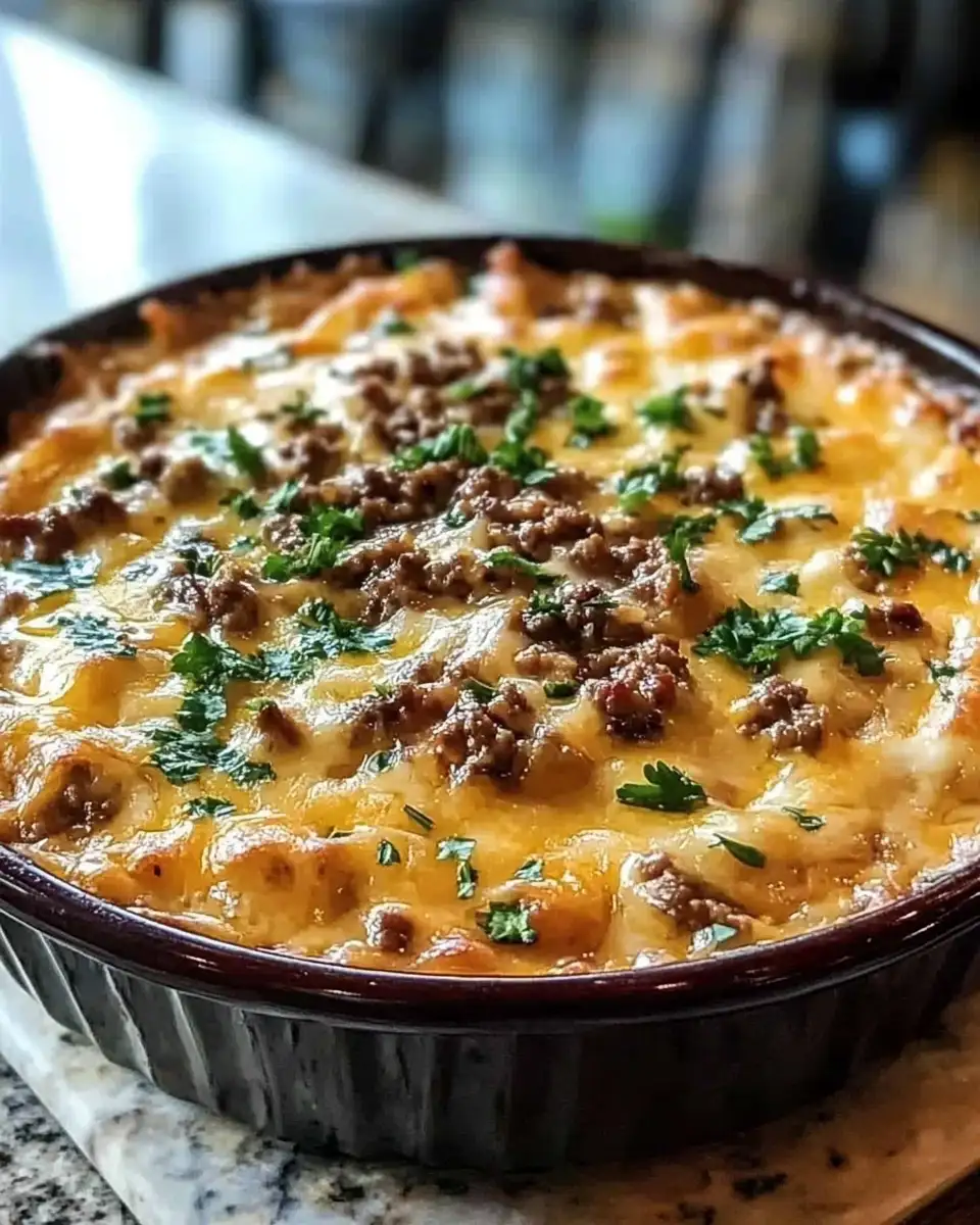 Irresistibly Cheesy and Meaty Texas Trash Dip Delight - Featured Image