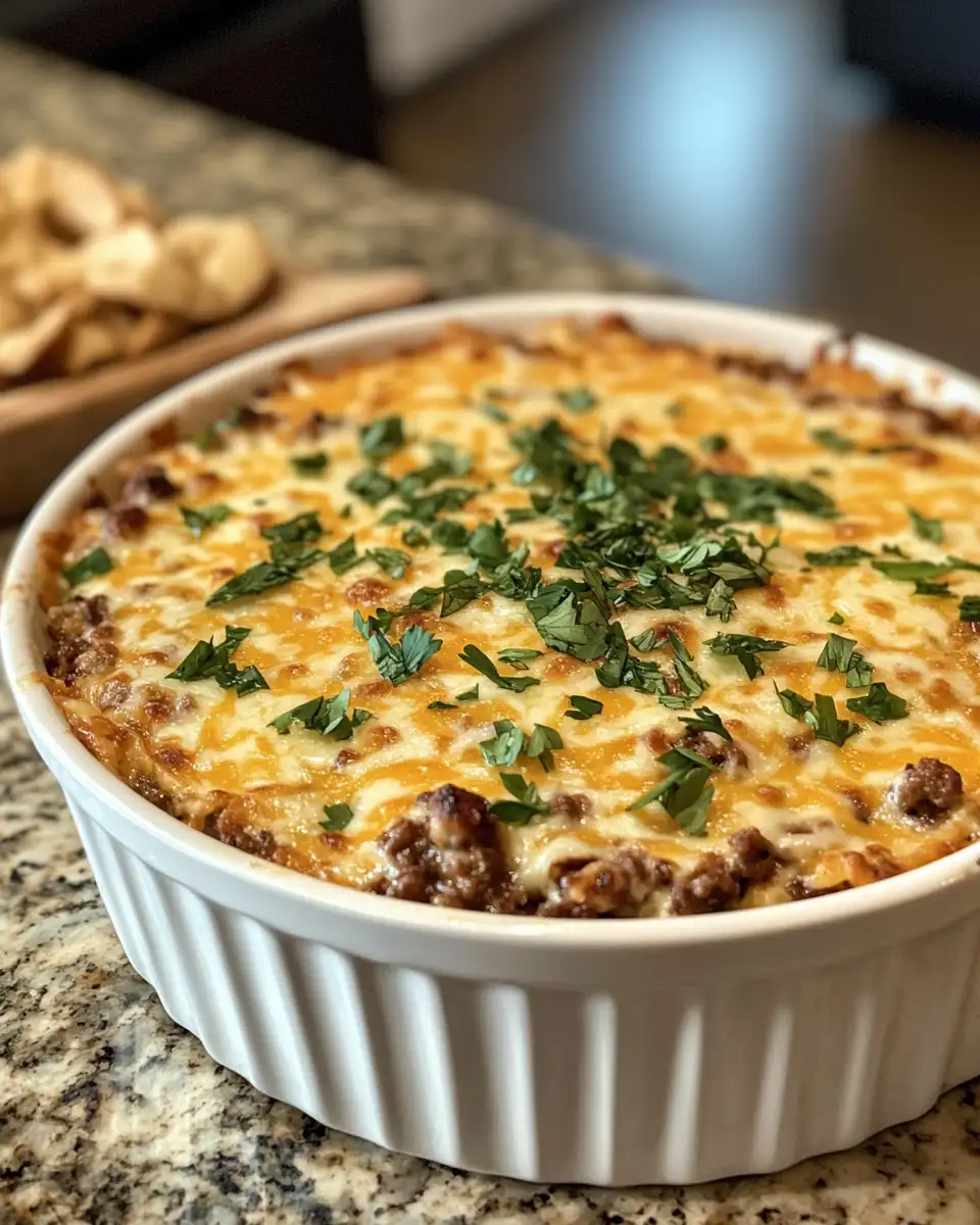 Irresistibly Cheesy and Meaty Texas Trash Dip Delight 6 Final dish - Irresistibly Cheesy and Meaty Texas Trash Dip Delight