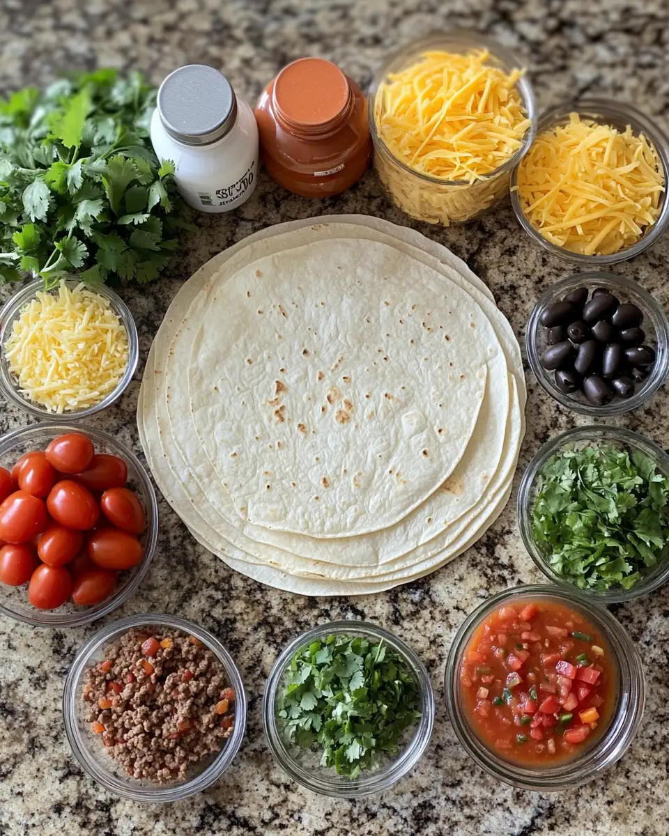 Ingredients for Mexican Pizza Recipe That Beats Taco Bell Every Time