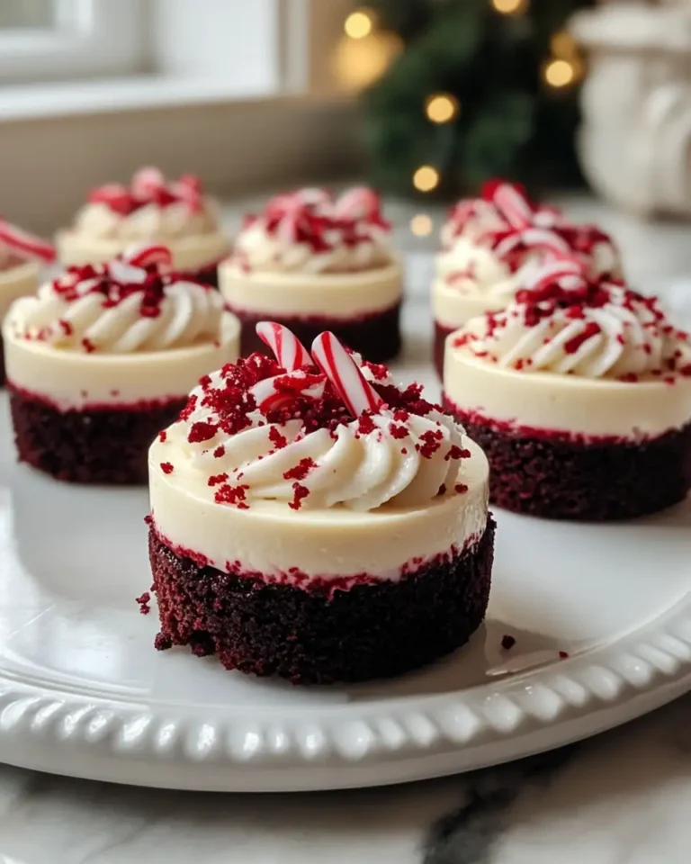 Delight in Holiday Bliss with Mini Candy Cane Red Velvet Cheesecakes 5 Delight in Holiday Bliss with Mini Candy Cane Red Velvet Cheesecakes - Featured Image