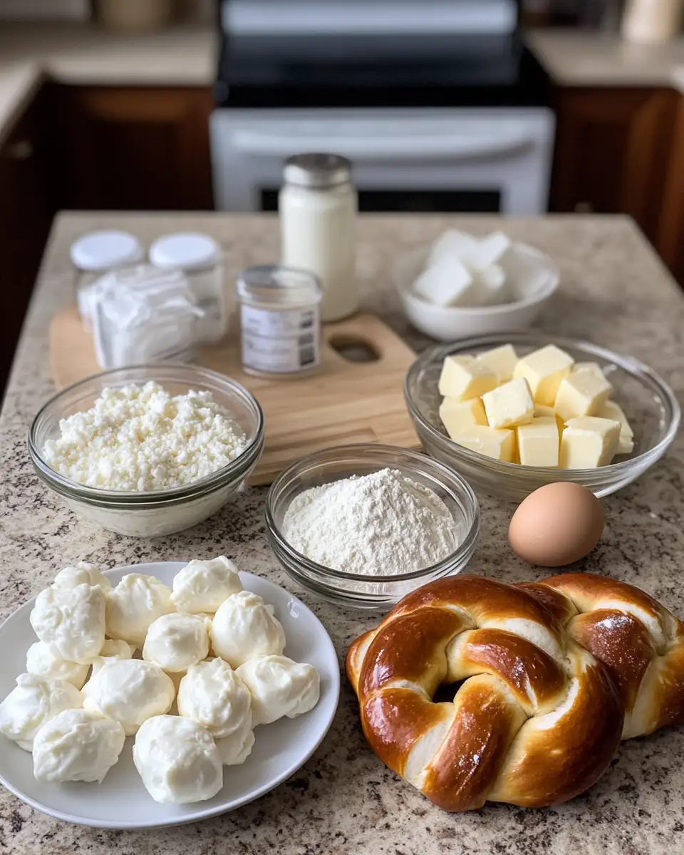 Gooey Delights: Mozzarella Stuffed Soft Pretzels You Can't Resist 4 Ingredients for Gooey Delights: Mozzarella Stuffed Soft Pretzels You Can't Resist