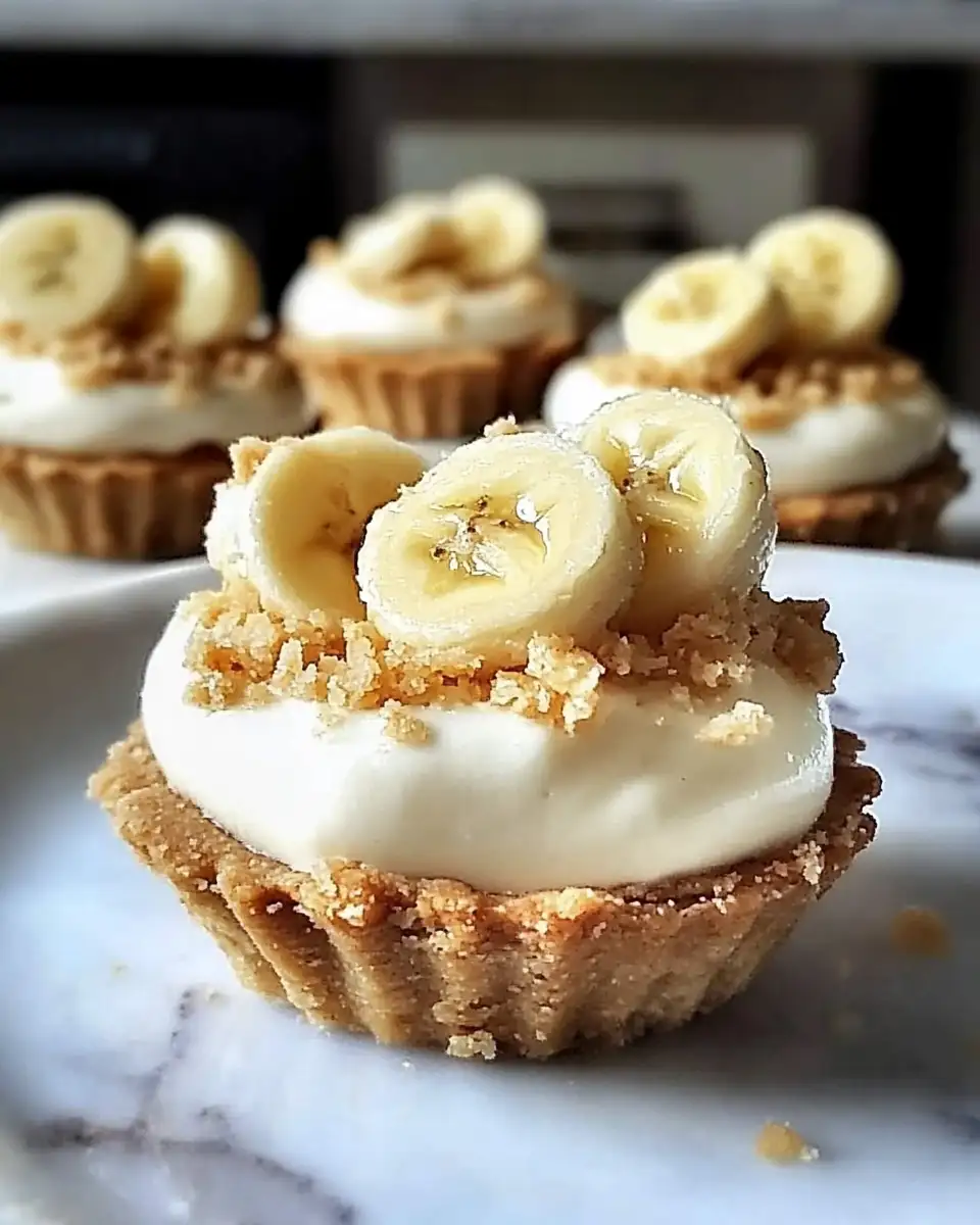 Heavenly No Bake Mini Banana Cream Pies to Satisfy Your Sweet Tooth - Featured Image