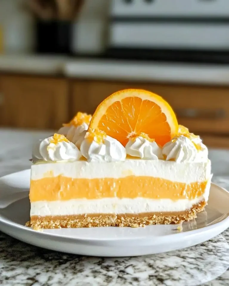Indulge in a Slice of Sunshine with No-Bake Orange Creamsicle Cheesecake - Featured Image
