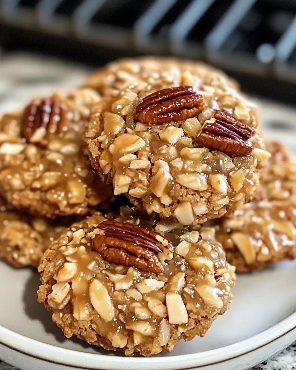 No-Bake Pecan Coconut Praline Cookies: Sweet Indulgence Made Simple - Featured Image
