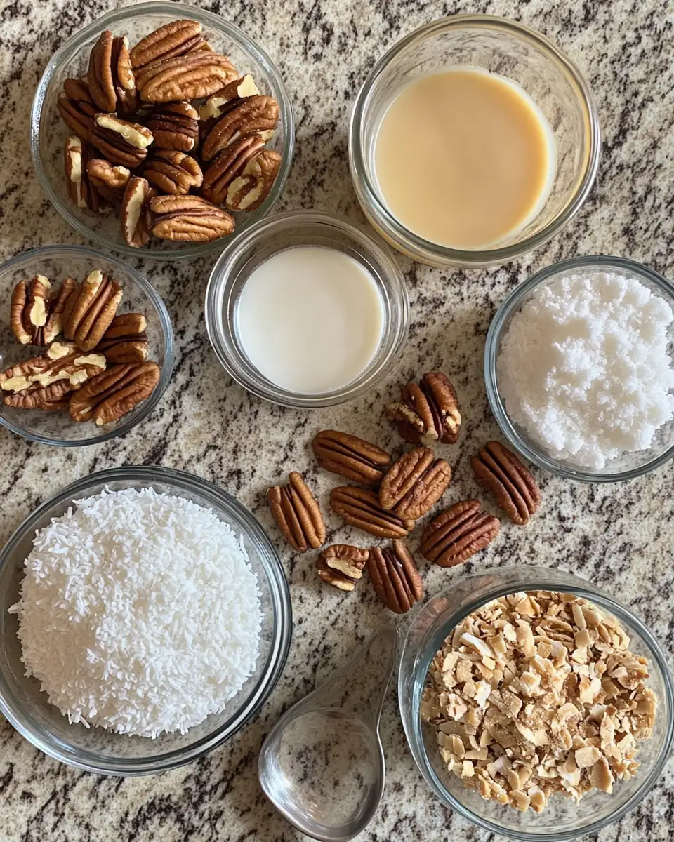 No-Bake Pecan Coconut Praline Cookies: Sweet Indulgence Made Simple 4 Ingredients for No-Bake Pecan Coconut Praline Cookies: Sweet Indulgence Made Simple