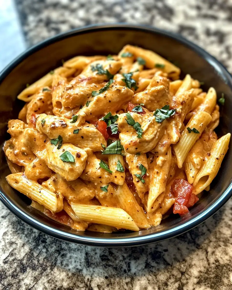 Weeknight Wonder: One-Pot Creamy Cajun Chicken Pasta Delight 6 Final dish - Weeknight Wonder: One-Pot Creamy Cajun Chicken Pasta Delight