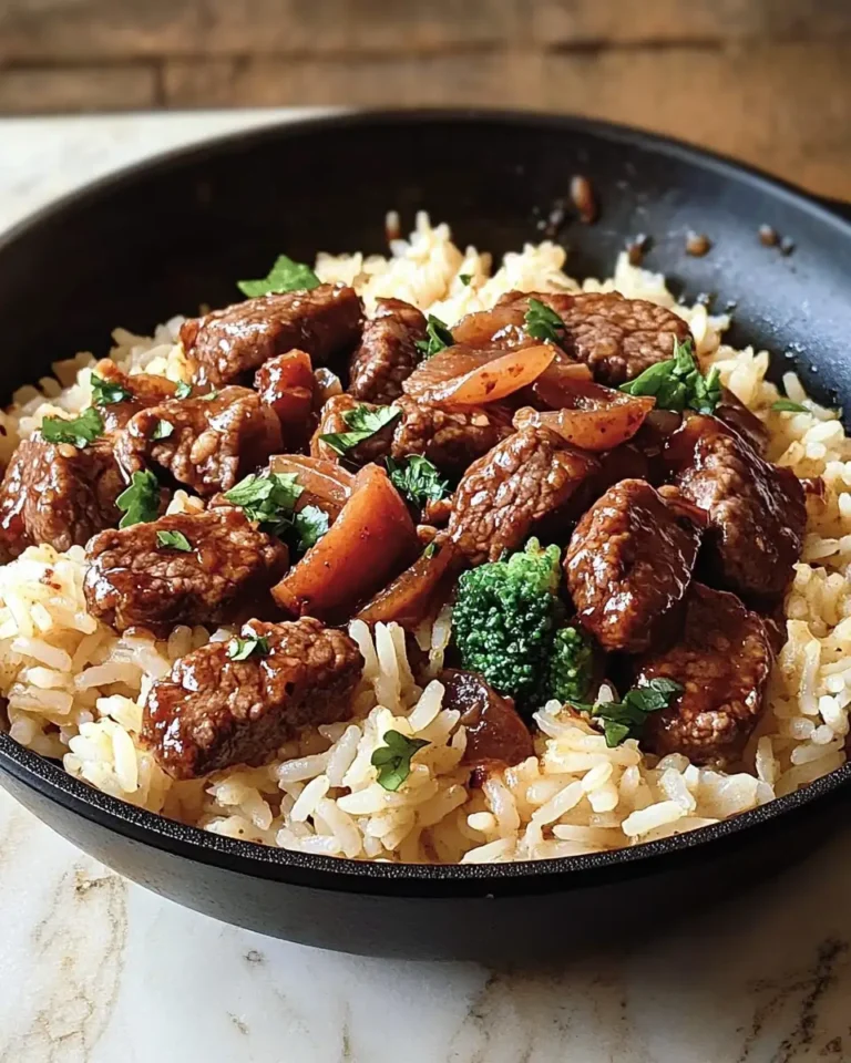 Savor the Flavor: One-Skillet Smoky Honey Chili Beef Rice Delight - Featured Image
