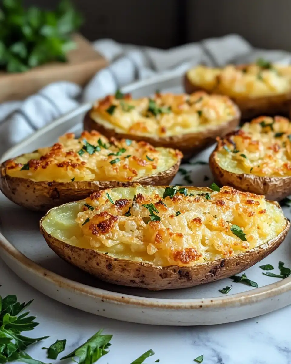 Final dish - Crispy Parmesan Baked Potatoes That Will Steal the Show