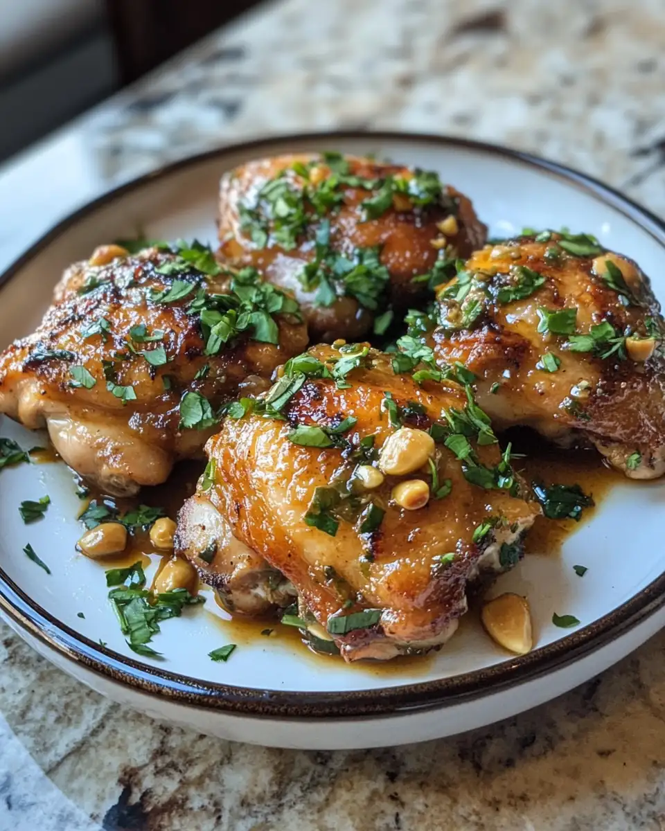 Final dish - Irresistible Peanut Chicken Thighs That Will Transform Your Dinner Routine