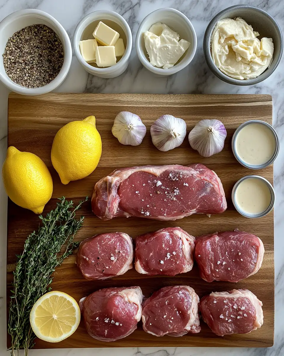Ingredients for Savor the Elegance of Pork Tenderloin with Dijon Cream Sauce