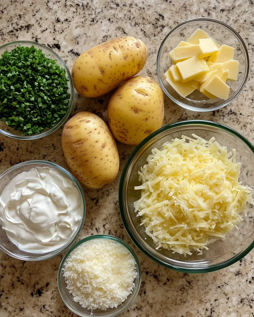 Ingredients for Cheesy Potatoes Romanoff: A Comforting Classic Reimagined