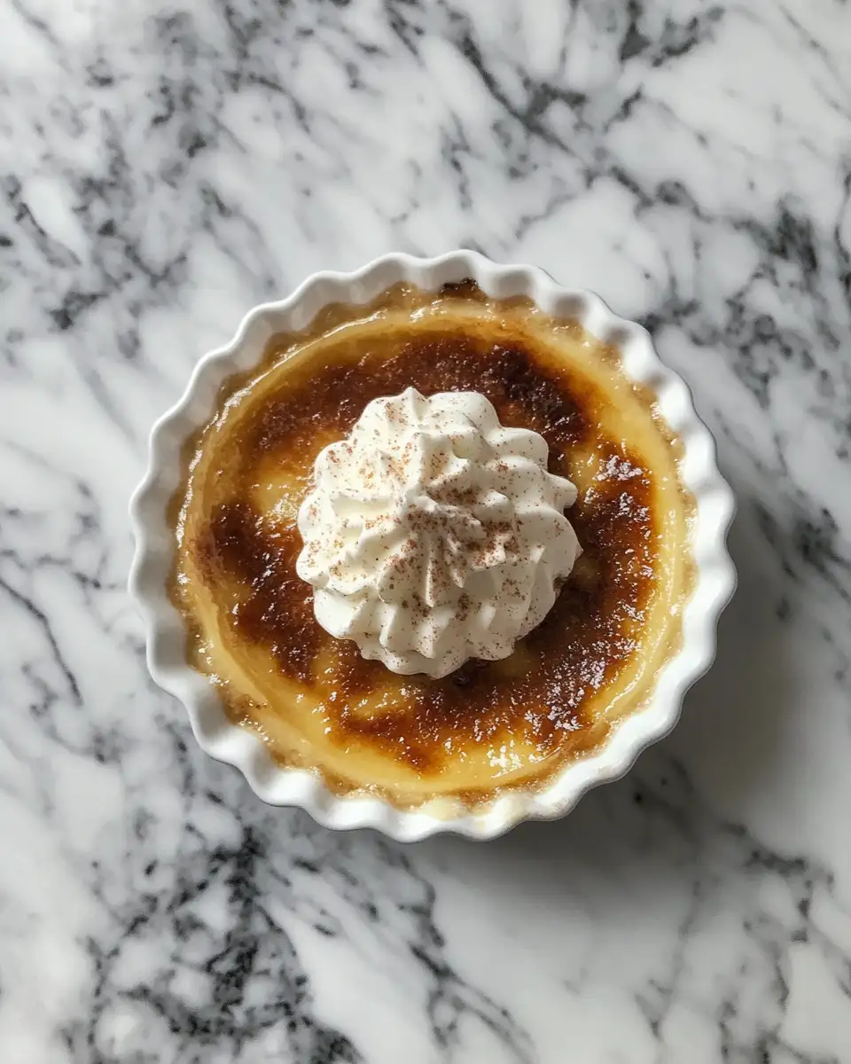 Indulge in Autumn Bliss: Pumpkin Pie Brûlée with Bourbon Vanilla Whipped Cream 6 Final dish - Indulge in Autumn Bliss: Pumpkin Pie Brûlée with Bourbon Vanilla Whipped Cream