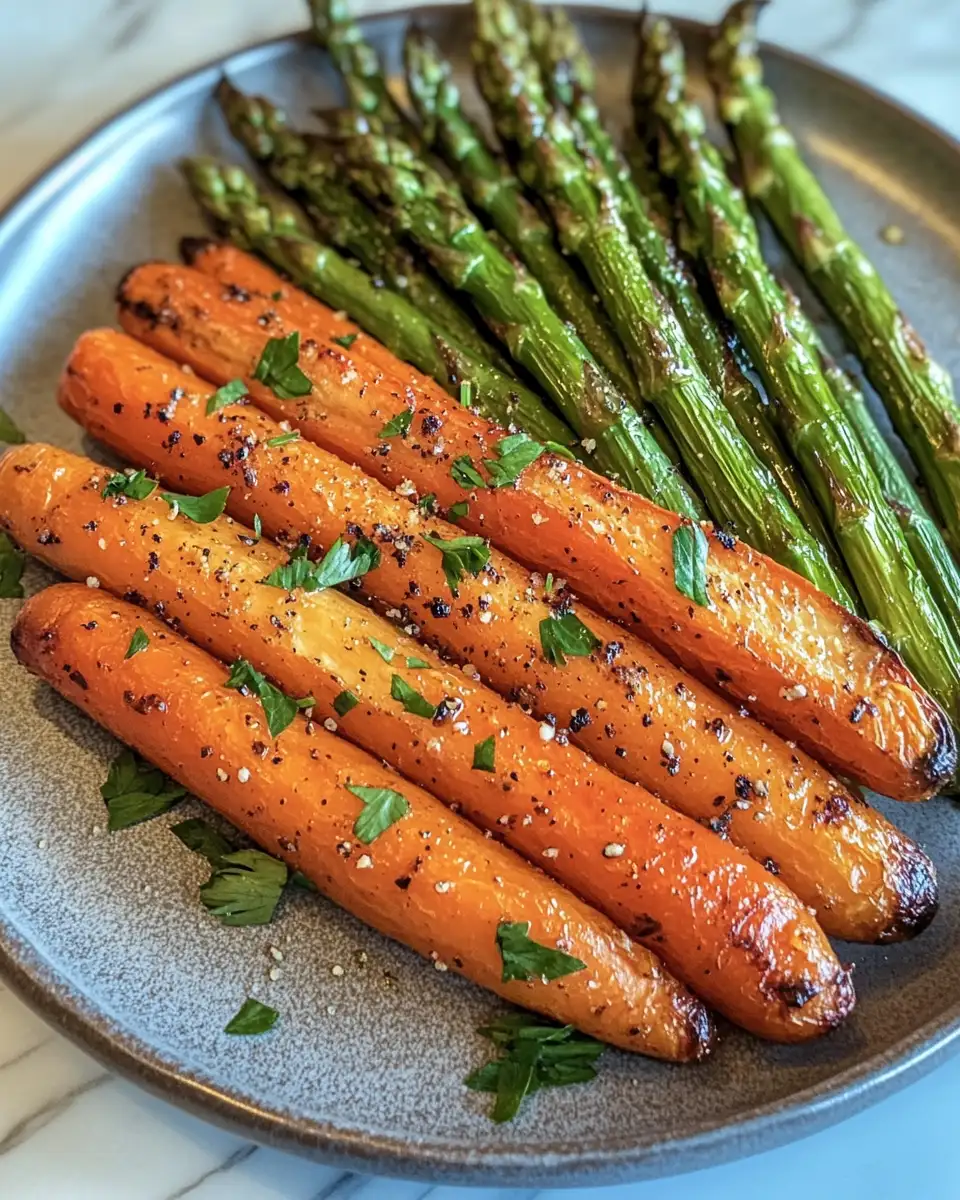 Roasted Asparagus & Carrots: A Flavorful Veggie Duo to Elevate Your Meal - Featured Image