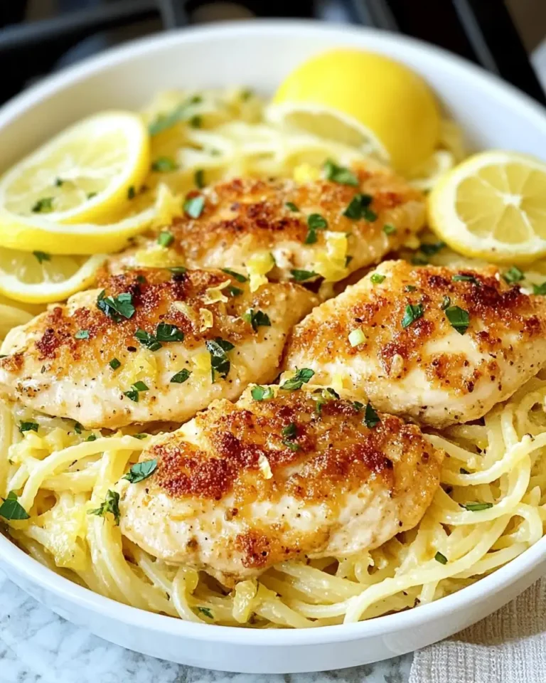 Zesty Delights: Savor Romano Chicken with Lemon Garlic Pasta - Featured Image