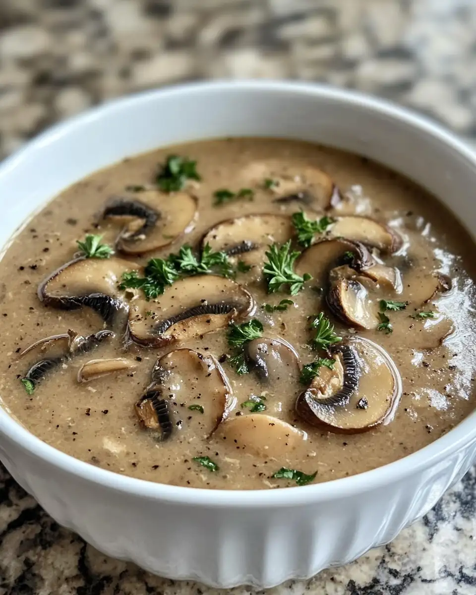 Cozy Up with Comfort: Rotisserie Chicken Mushroom Soup Delight 6 Final dish - Cozy Up with Comfort: Rotisserie Chicken Mushroom Soup Delight