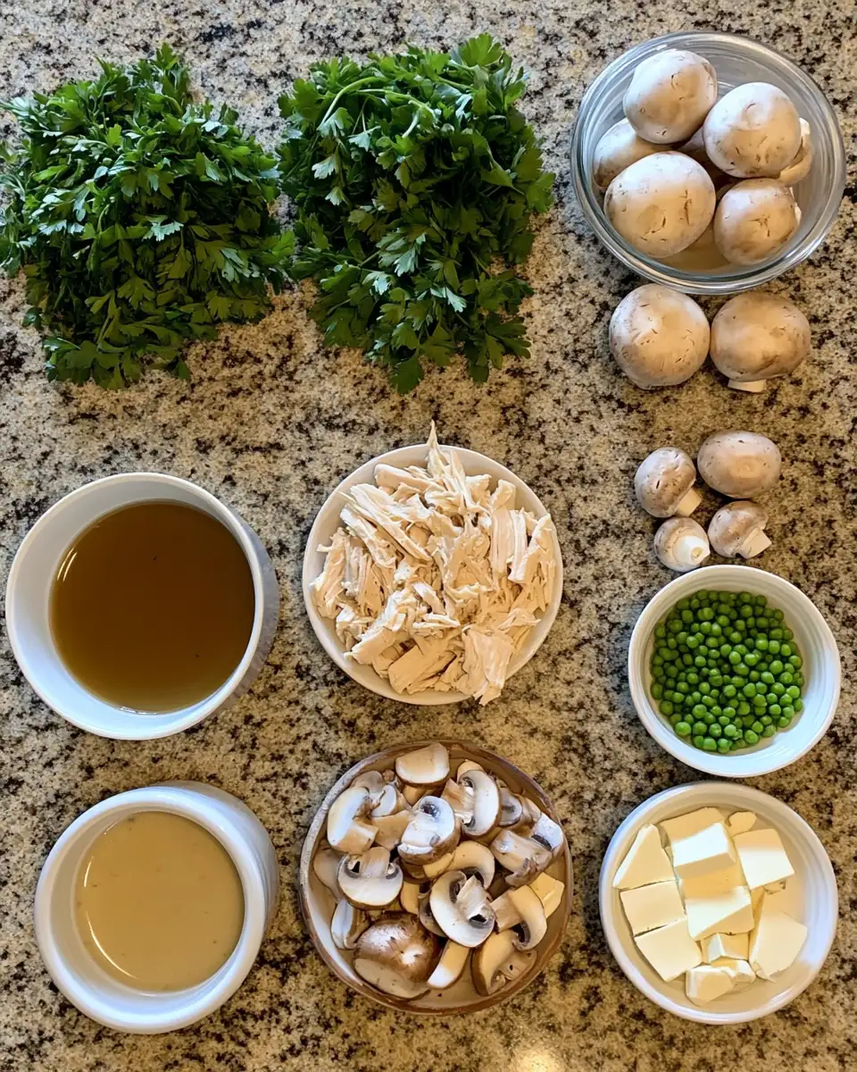 Cozy Up with Comfort: Rotisserie Chicken Mushroom Soup Delight 4 Ingredients for Cozy Up with Comfort: Rotisserie Chicken Mushroom Soup Delight