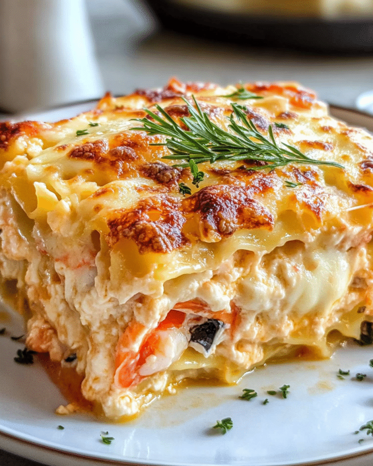 Dive into Decadence: Seafood Lasagna with Lobster and Shrimp - Featured Image