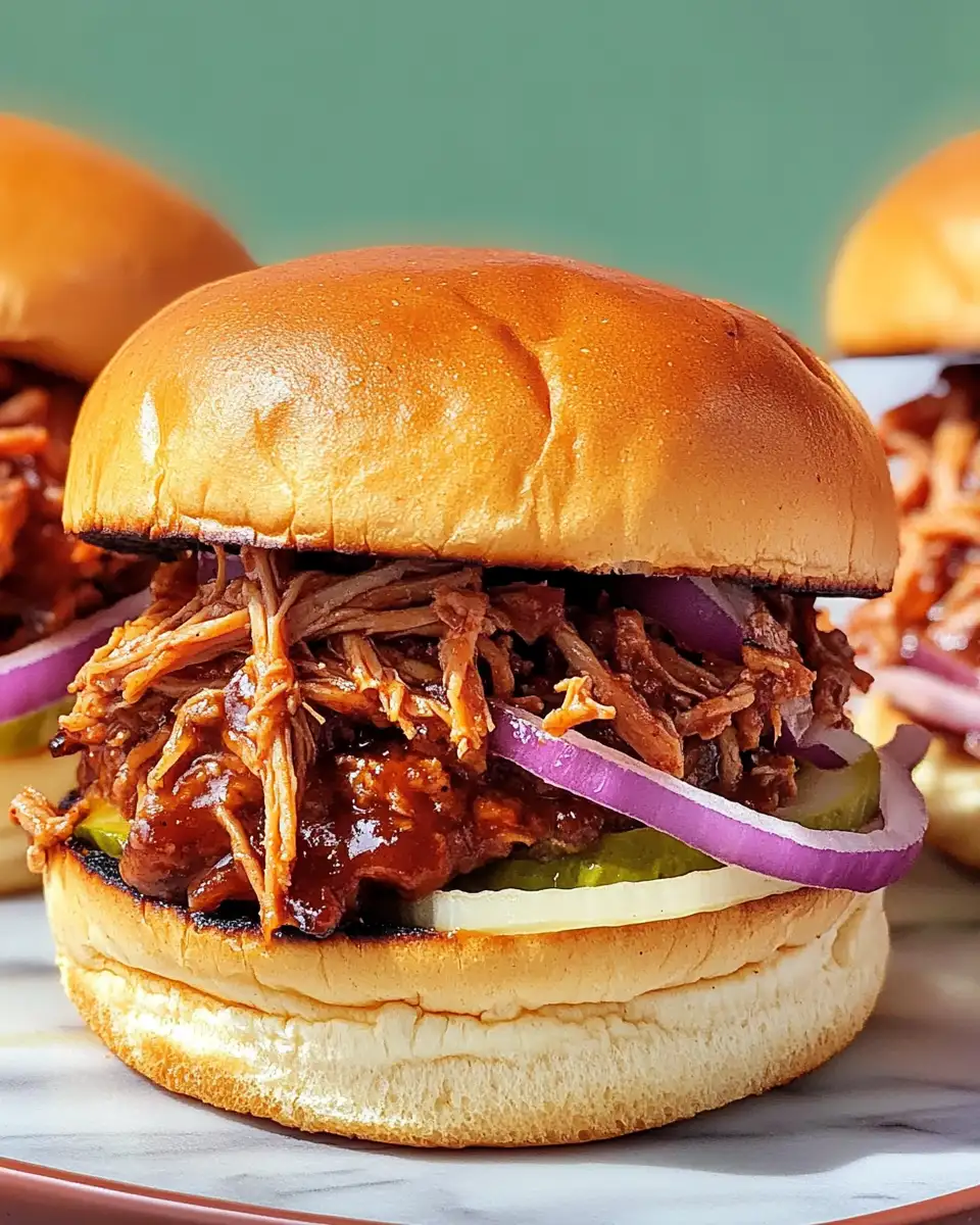 Mouthwatering Slow Cooker BBQ Pulled Pork Sliders for Effortless Entertaining - Featured Image