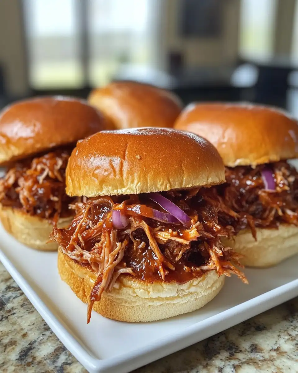 Final dish - Mouthwatering Slow Cooker BBQ Pulled Pork Sliders for Effortless Entertaining