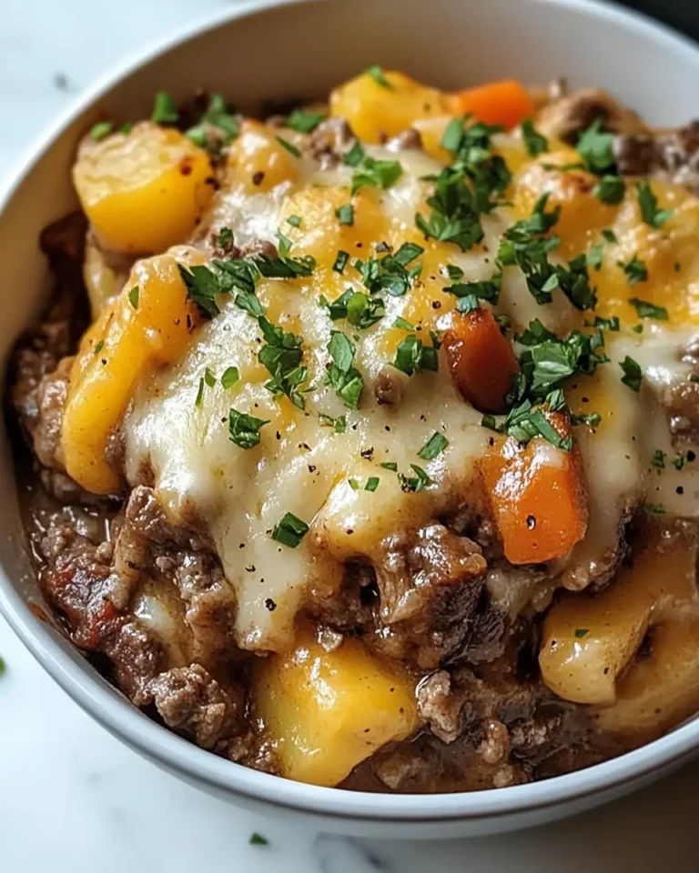 Slow Cooker Steak and Cheddar Potato Casserole: A Comfort Food Dream - Featured Image
