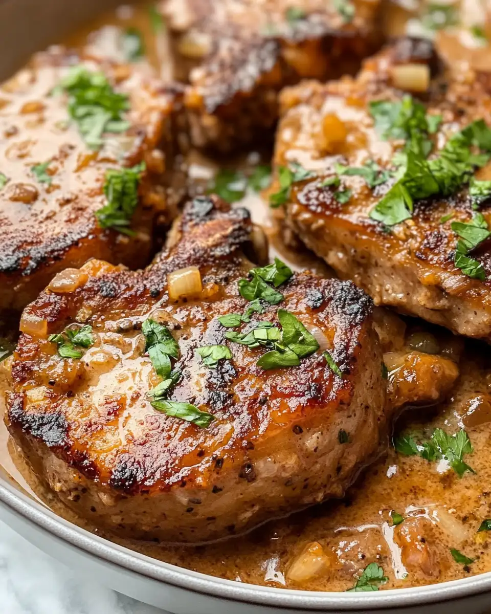 Irresistibly Tender Smothered Boneless Pork Chops That Will Melt in Your Mouth - Featured Image
