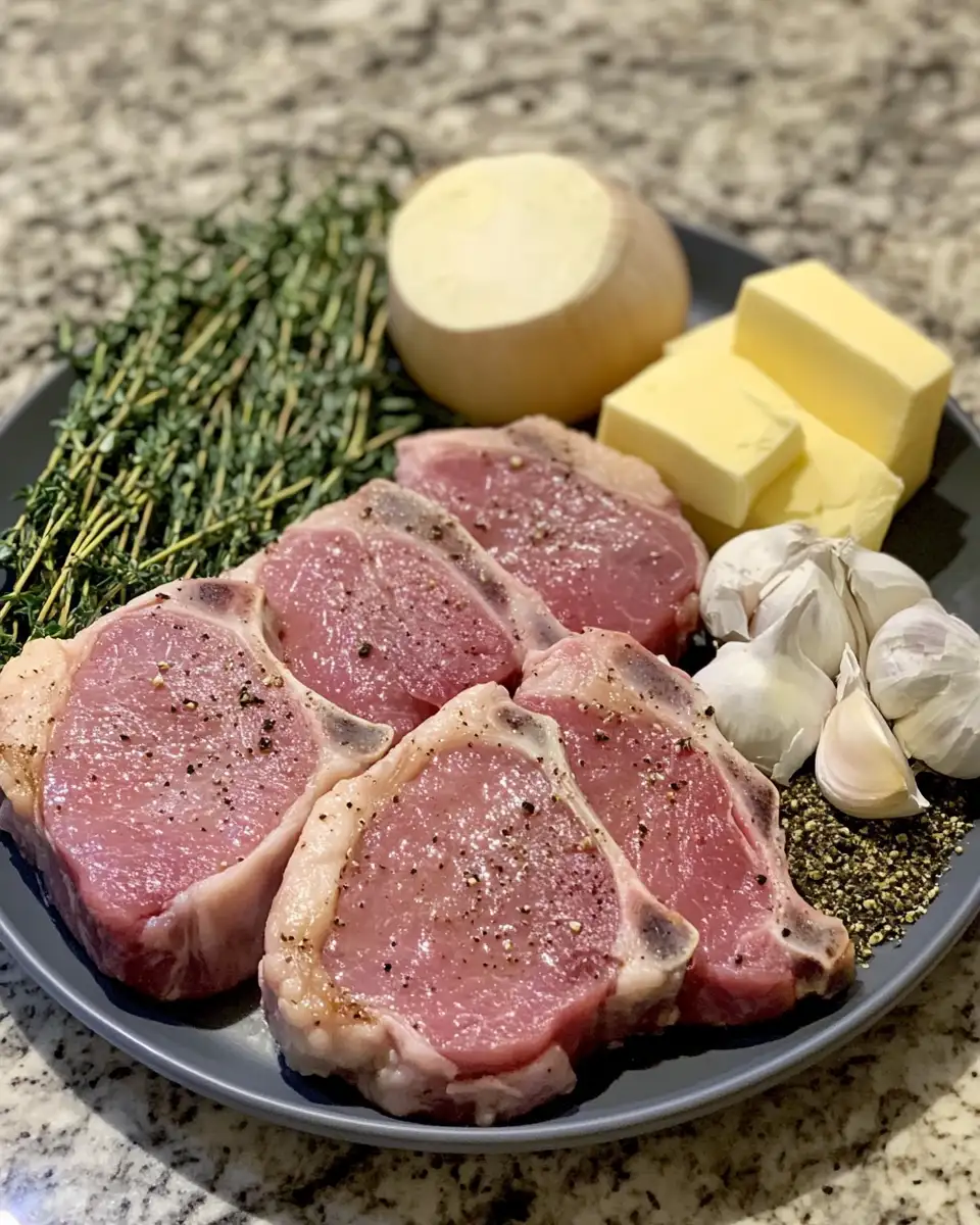 Ingredients for Irresistibly Tender Smothered Boneless Pork Chops That Will Melt in Your Mouth