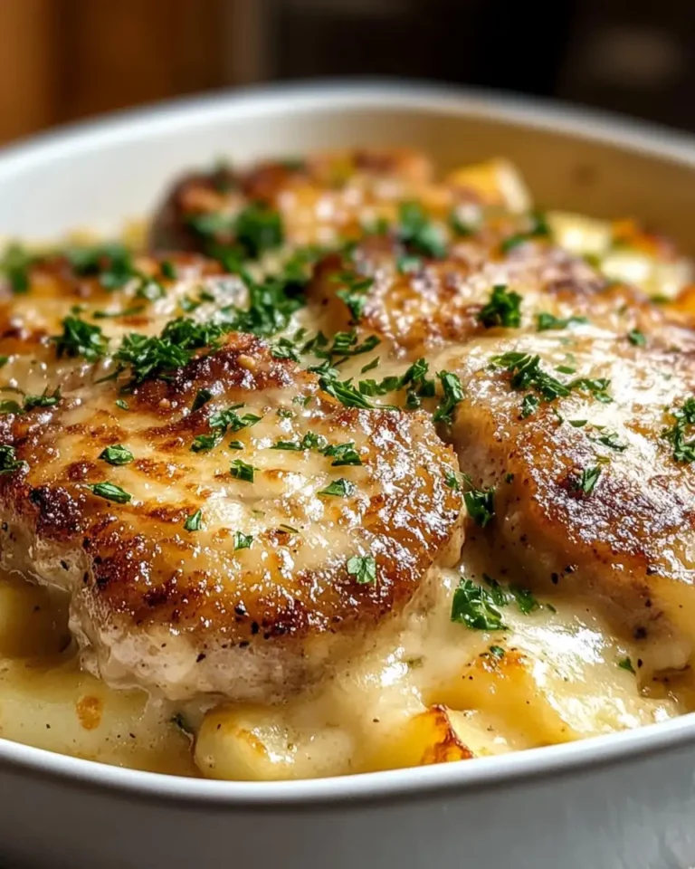Ultimate Comfort: Smothered Pork Chop Scalloped Potato Casserole Delight - Featured Image