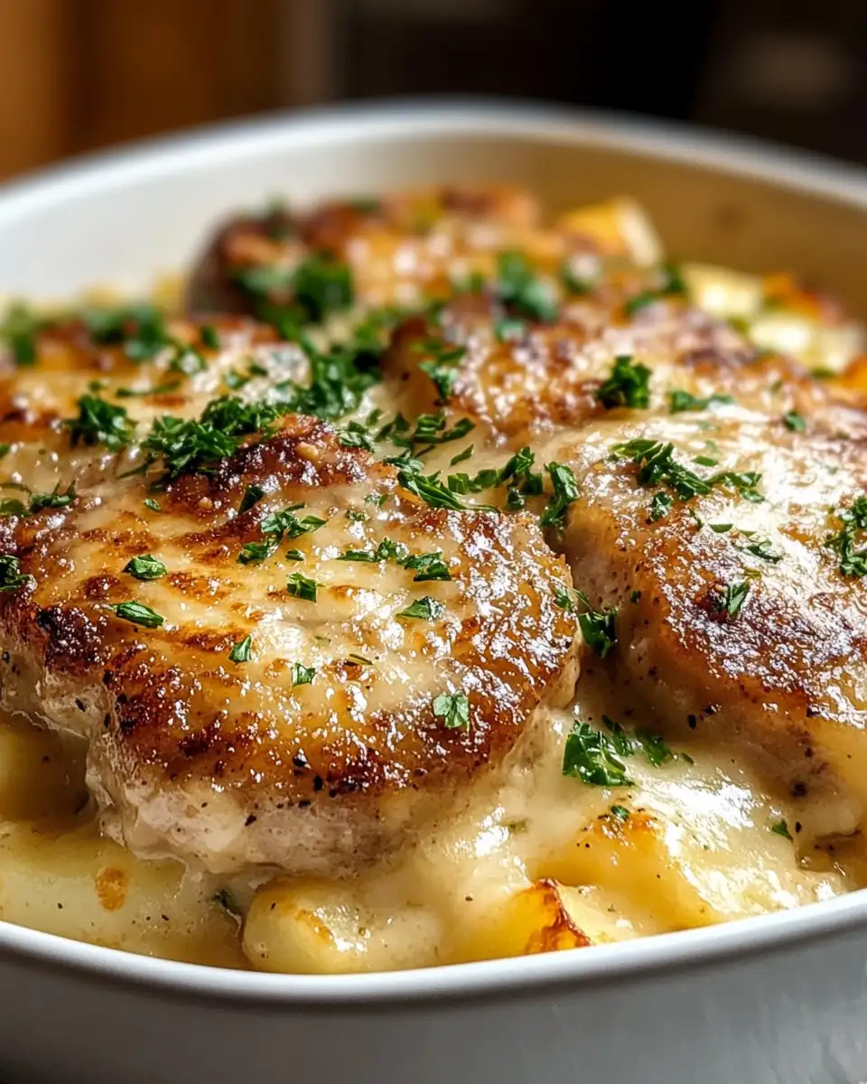 Ultimate Comfort: Smothered Pork Chop Scalloped Potato Casserole Delight - Featured Image