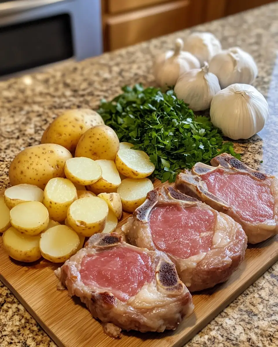 Ingredients for Ultimate Comfort: Smothered Pork Chop Scalloped Potato Casserole Delight