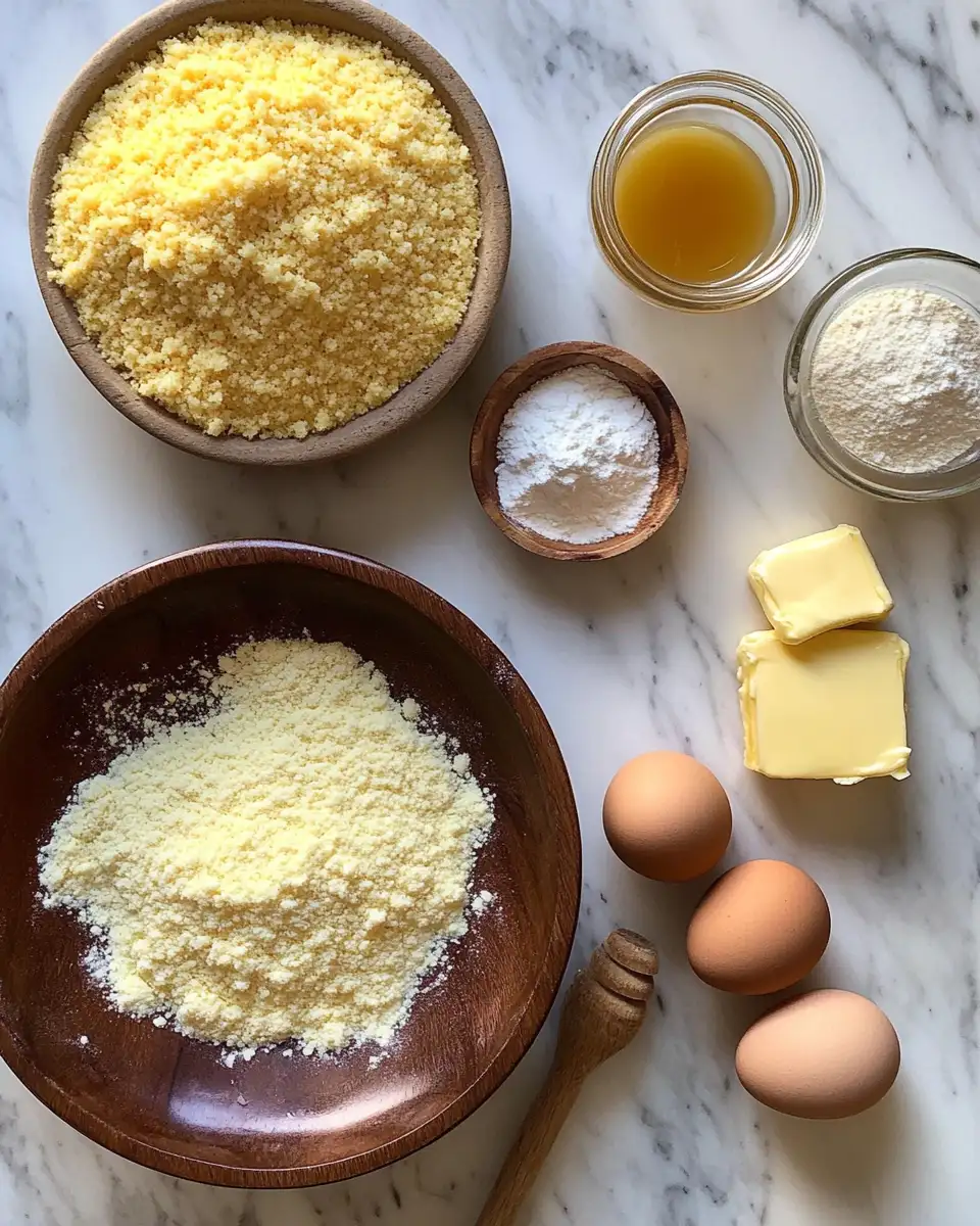 Southern Honey Butter Cornbread Poppers: A Sweet and Savory Delight 4 Ingredients for Southern Honey Butter Cornbread Poppers: A Sweet and Savory Delight