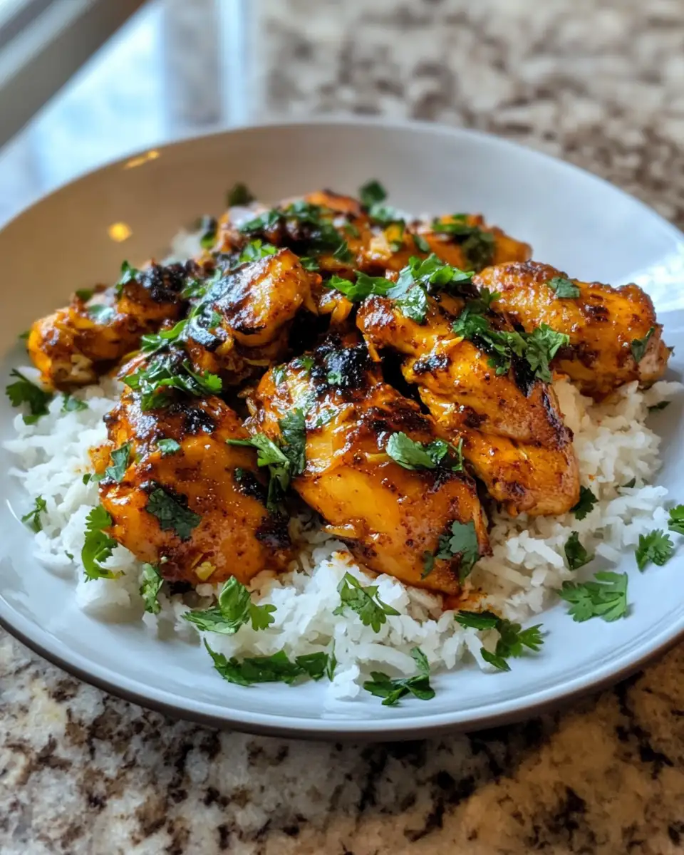 Final dish - Savor the Heat: Irresistible Spicy Brazilian Coconut Chicken