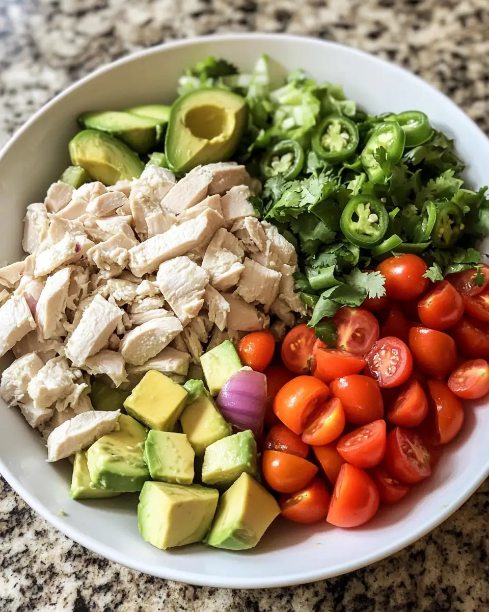 Spice Up Your Lunch with Spicy Jalapeño Chicken Salad Delight 4 Ingredients for Spice Up Your Lunch with Spicy Jalapeño Chicken Salad Delight