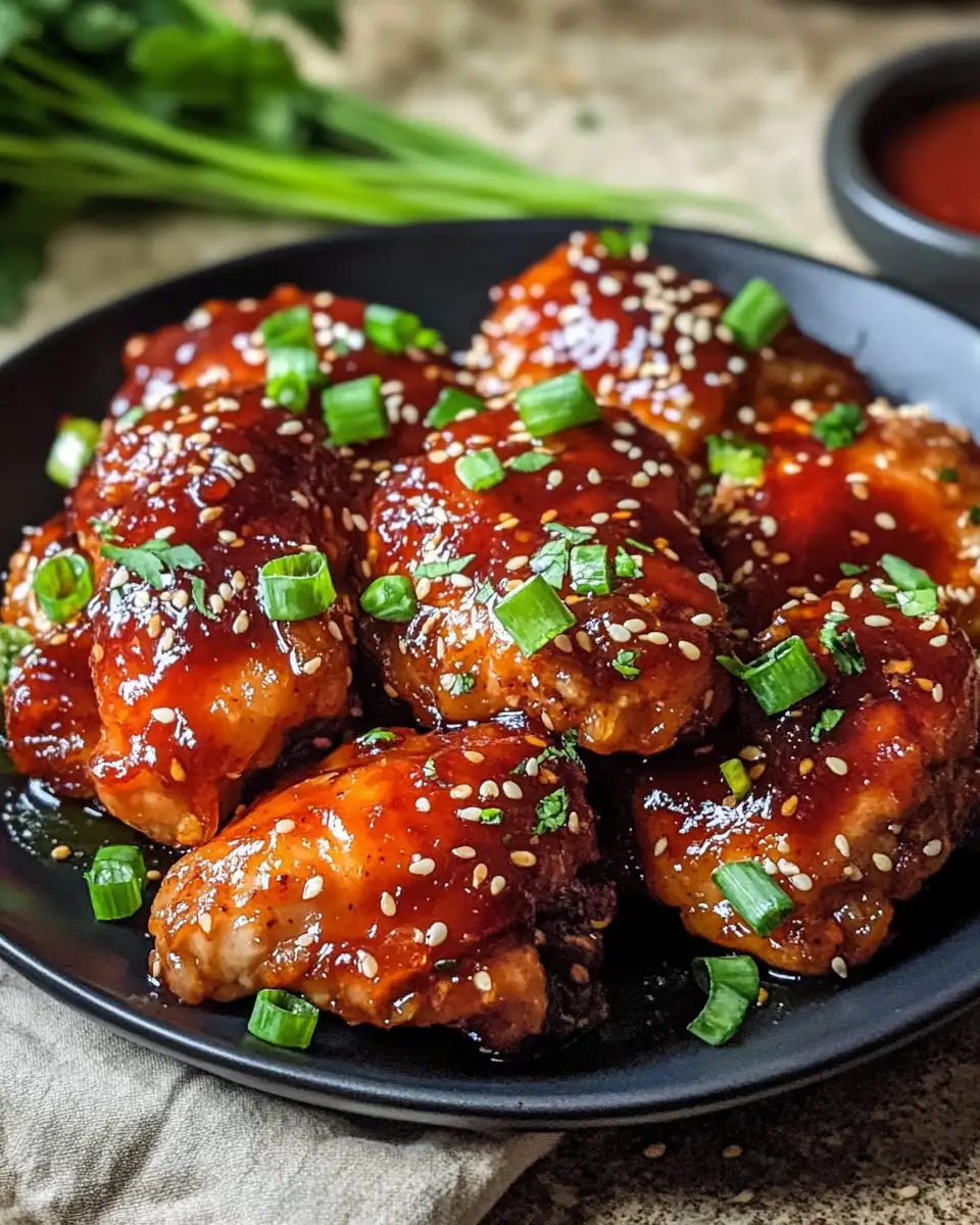 Savor the Sweet Heat: Sticky Honey Gochujang Chicken Delight - Featured Image
